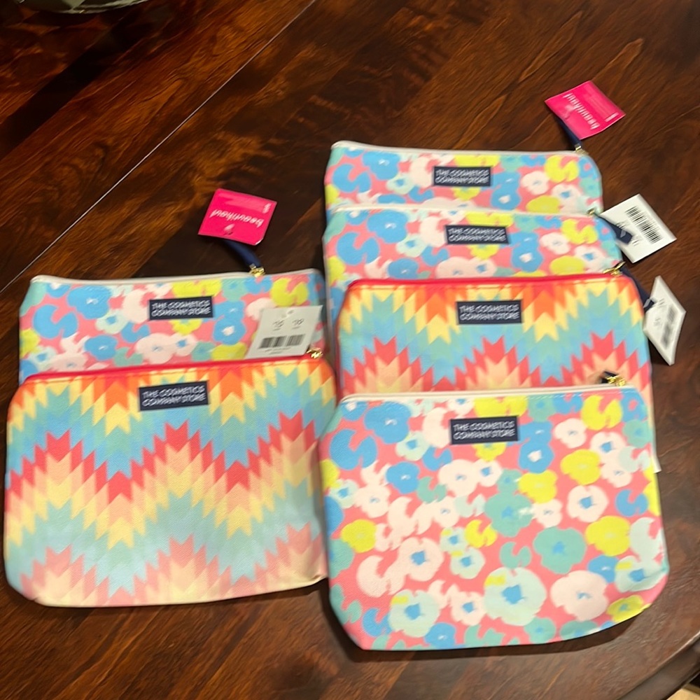 Bundle of new cosmetic bags